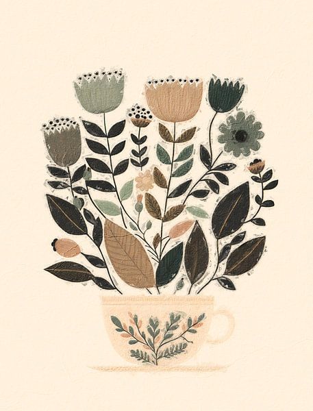 Fika - Scandinavian Coffee Art by Sanna Folkki