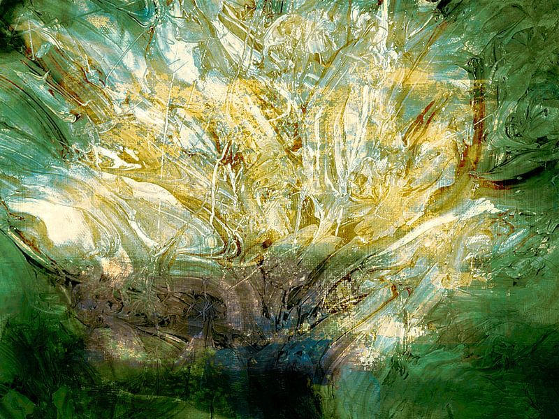 Wabi Sabi Blumen Bouquet von Mad Dog Art