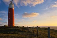 Texel lighthouse in the sun