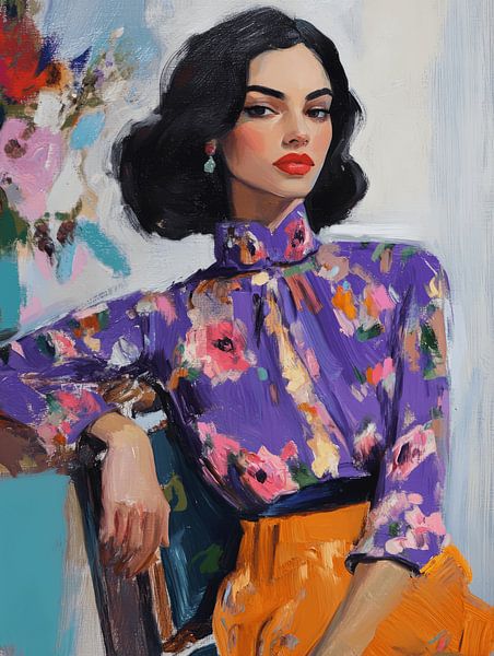 Blumige Zuversicht von Carla Van Iersel