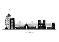 Skyline von Lissabon