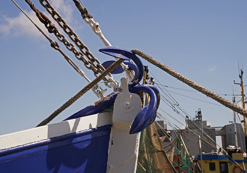 Ancre d'un bateau à Büsum par Babetts Bildergalerie