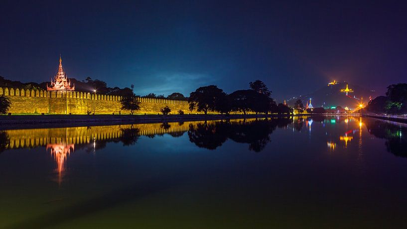 The Royal Palace of Mandalay in Myanmar by Roland Brack