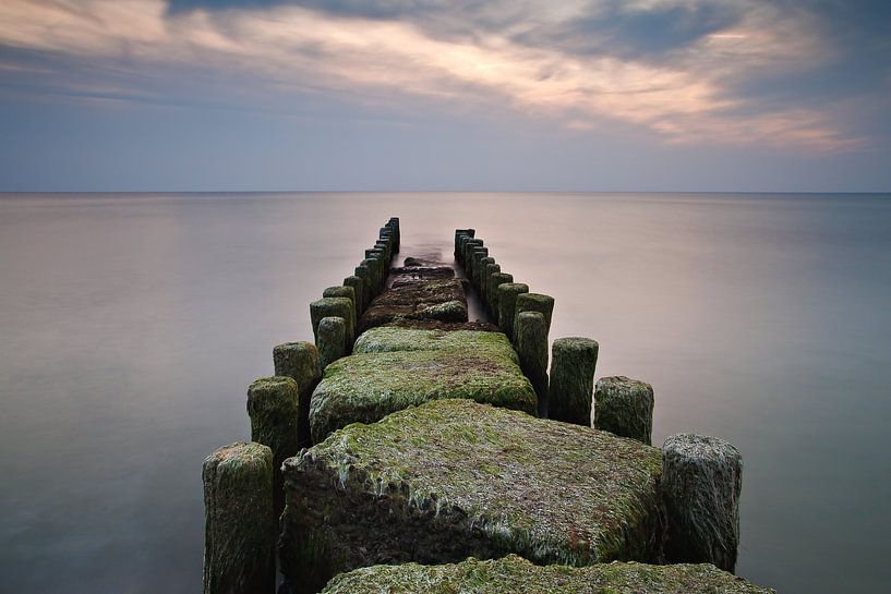 Buhnen an der Ostseeküste von Rico Ködder