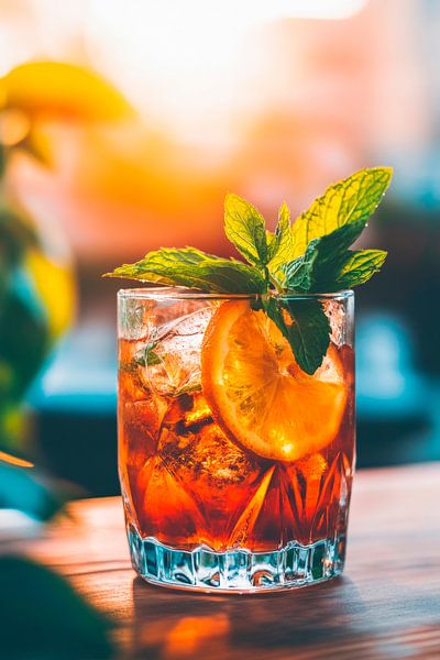 Cocktail d'été rafraîchissant par Poster Art Shop
