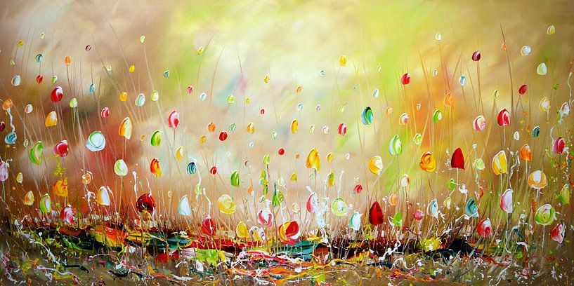 Fleurs d'été par Gena Theheartofart