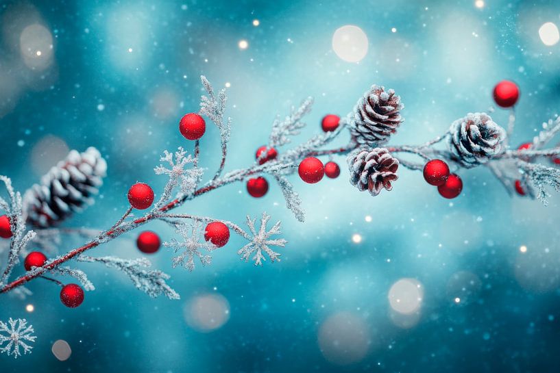 Weihnachten Glanz von Poster Art Shop