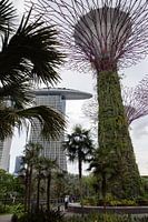 Zone de la baie de Marina à Singapour