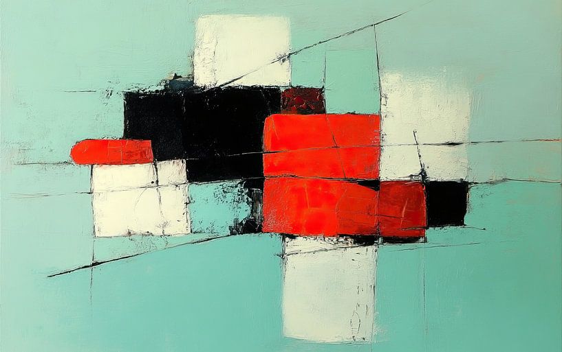 Abstracte Geometrie in Kleur van Zen en Meer