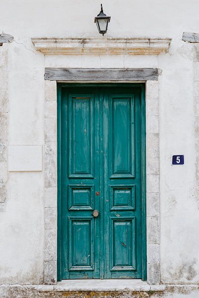 Turquoise door Zakynthos | Travel photography | Wall art photography print by Alblasfotografie