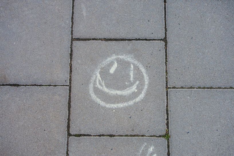 Emoji on tiles by Blond Beeld