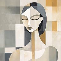 Frau abstrakt