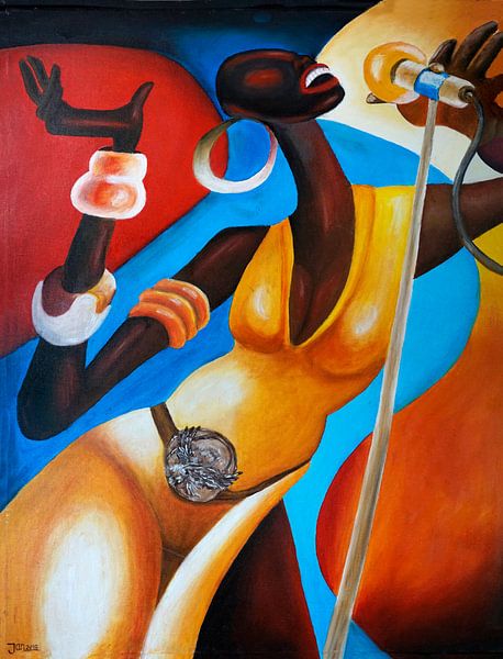 African Singer von Jan Wiersma