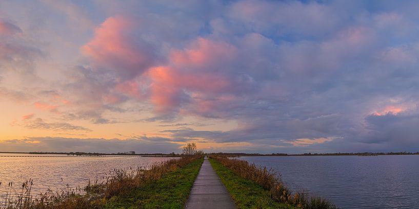 Coucher de soleil Roegwold, Groningue par Henk Meijer Photography