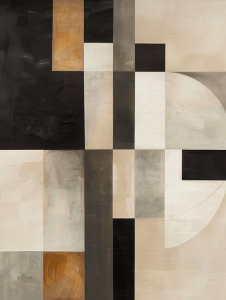 Abstracte vormen in Artdeco stijl van Studio Allee