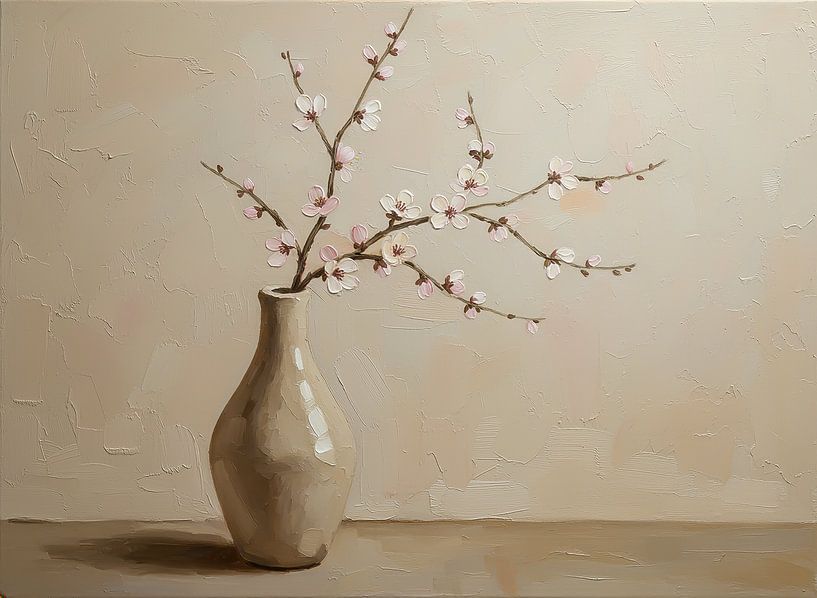 Ruhe und Blüte Japandi Stillleben von By Marjolein Design