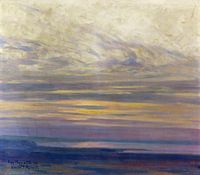 Morgenstimmung am Bodensee, Charles Johann Palmie, 1907