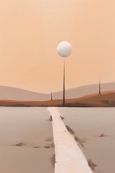 Painting Beige by ARTEO Paintings