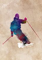 Ski sport art #ski #sport