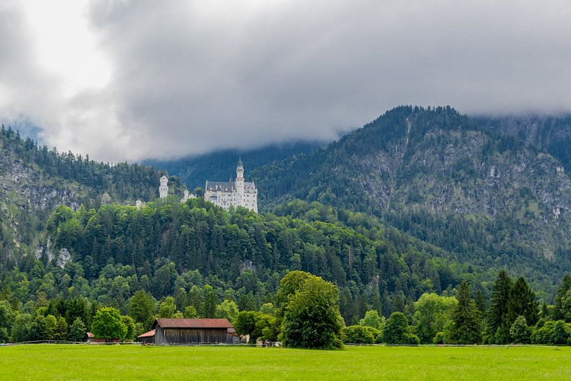 Beautiful alpine panorama in Allgäu by Oliver Hlavaty