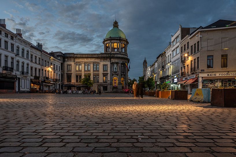 Stadtplatz von Molenbeek, Belgien von Werner Lerooy