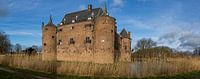 Le château d'Ammersoyen dans la province de Bommelerwaard, en Gueldre.