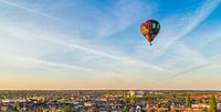 Hot air balloon above Hilversum