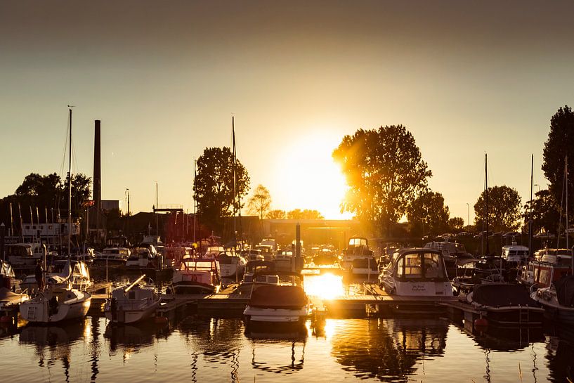 Sonnenuntergang Festung Heusden von Dirk Smit