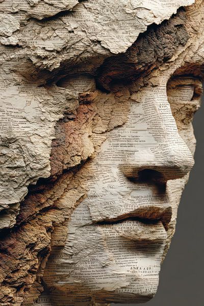 fantasie portret vrouw in de natuur van Egon Zitter