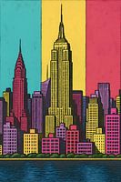 New York pop-art painting.