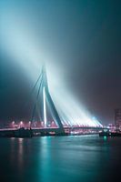 Le pont Erasmus dans le brouillard