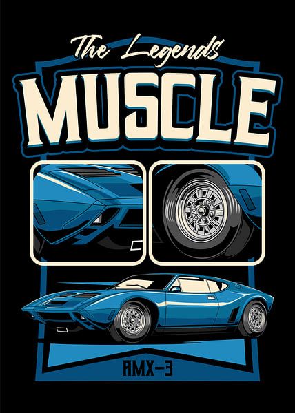 AMC AMX/3 Amerikanischer Sportwagen von Adam Khabibi