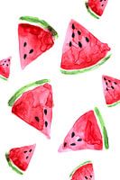 Pastèque Aquarelle