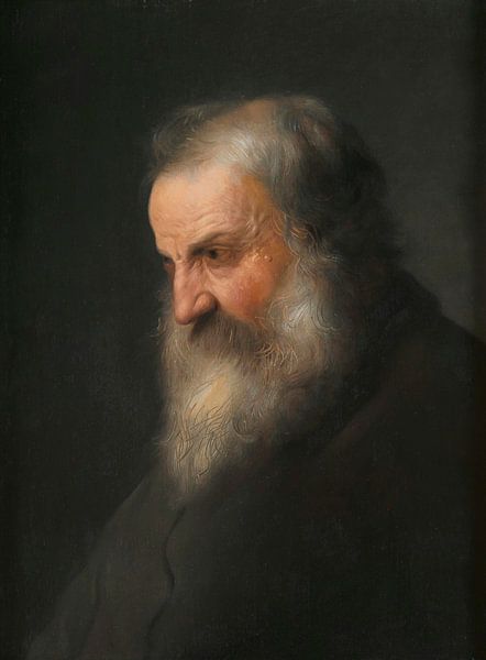 Kopf des alten Mannes, Jan Lievens von Meisterhafte Meister
