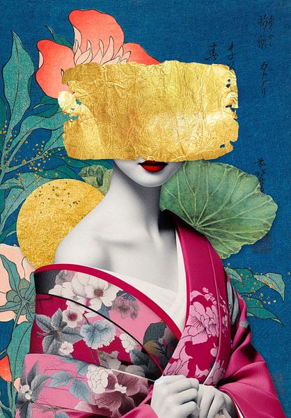 Japanese Collage par Marja van den Hurk