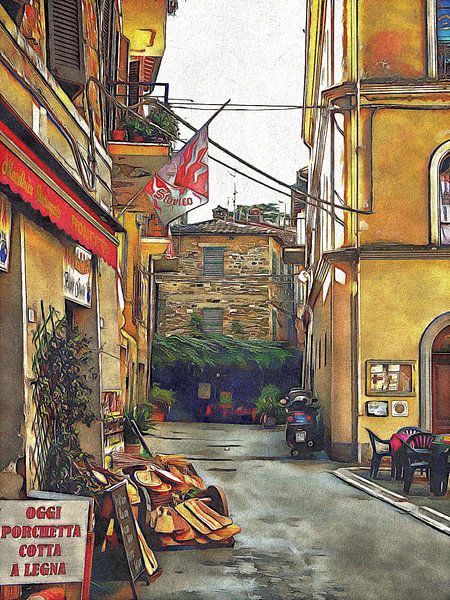 Oggi Porchetta Cotta A Legna von Dorothy Berry-Lound