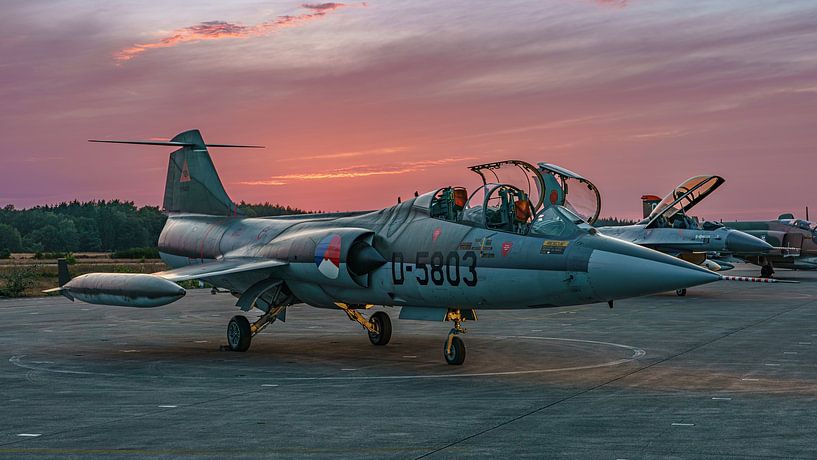 Royal Air Force Lockheed TF-104G Starfighter. von Jaap van den Berg