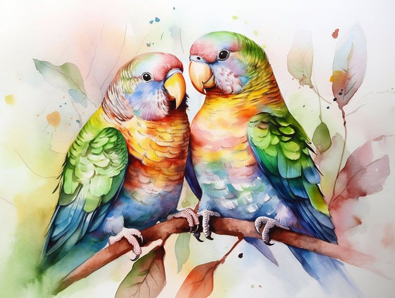 Vogel-Aquarell #3 von Jacky