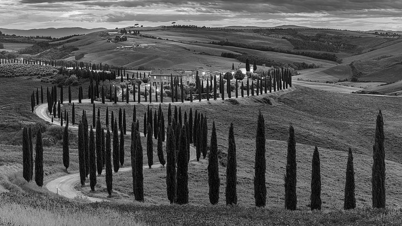 Agriturismo Baccoleno in Black and White by Henk Meijer Photography