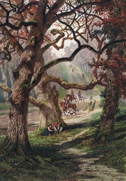 Unter den Bäumen (im Wald von Fontainebleau), Kuytenbrouwer von Teylers Museum