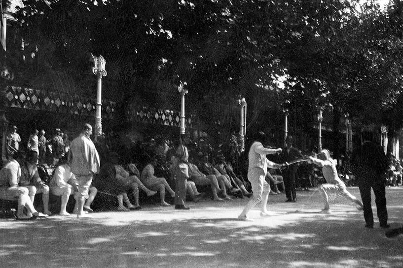Fencing France 1920s by Timeview Vintage Images