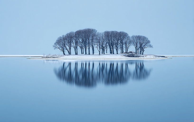 Winter Island of Silence | Serene Winter Landscape by Karina Brouwer