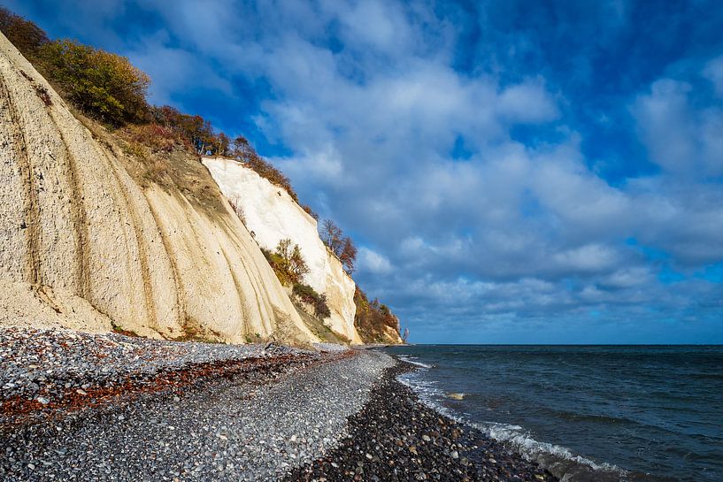 Ostseeküste auf der Insel Moen in Dänemark von Rico Ködder