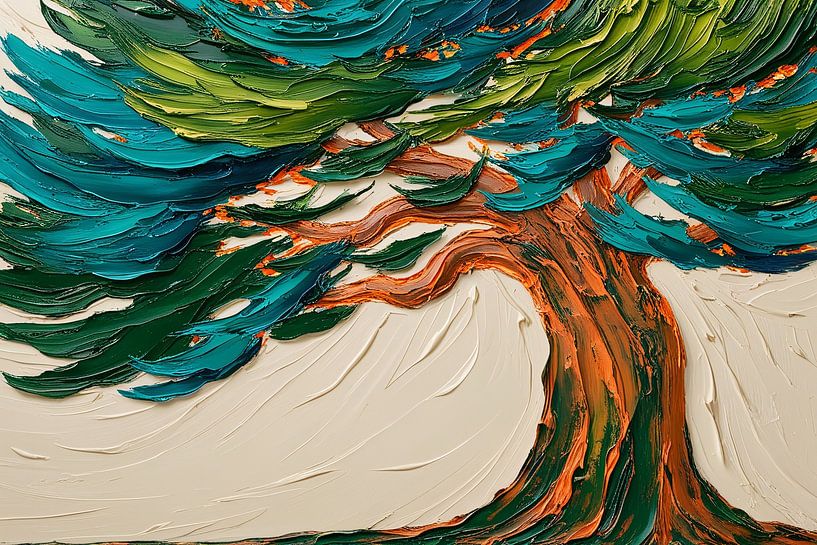 Bunter abstrakter Baum von Imperial Art House