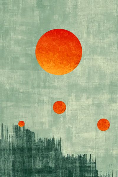 Abstracte Zonsverduistering van ByNoukk