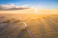 Sunrise above Slaperstil (Groningen)