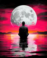 Reflektionen unter dem Mond