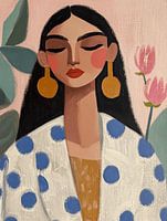 Rêveur, illustration moderne