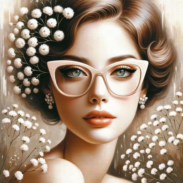 Weiße Blumen I von Art Studio RNLD