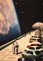 Weltraum-Promenade - Retro-Futuristisch